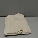 BGment Cafe Linen Curtains 30 Inch Length for Small Window, Beige Half Window Drapes Semi Sheer Lightweight with Rod Pocket for Bathroom Kitchen Over Sink, 2 Panels Set, 24 Inch Wide Each Panel