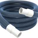 Pool Vacuum Hose With Swivel Cuff 1-1/2" Diameter 18FT Flexible Heavy Duty Pool Vacuum Cleaning Hose Perfect for Above&In Ground Swimming Pool