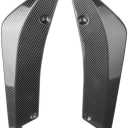 2Pcs Spoiler Lip for Rear Bumper Protection,Universal Anti-Scratch Rear Bumper Lip Splitter Diffuser Spoiler Kit (Carbon Fiber Pattern)