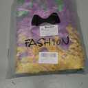 3 x Baisdan 2pack Sequin Skirts for Women (Waist/Bust Under 31.5"), Sparkly Skirts for Girls, Tassel Skirt (Purple)