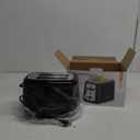 Toastmaster 2-Slice Toaster - Black with Stainless Steel - Kitchen Essential for Sandwich Bread & Breakfast Toast - Toaster with Wide Slots, High Rise Toast Lift & Cool-Touch Exterior