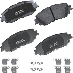 Bendix Premium SBC2076 Ceramic Front Brake Pads for Select Models Lexus ES250, ES300h, ES350, UX200, UX250h, Toyota Avalon, Camry, C-HR, Corolla Cross,RAV4, Venza