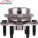 Autoround 512593 Front or Rear Wheel Hub and Bearing Assembly Compatible with Chevy Traverse 2018-2022, GMC Acadia 2017-2022, Buick Enclave 18-22, Cadillac XT5 17-22/ XT6 20-22, 6-Lugs w/ABS
