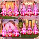 6FT Mother's Day Decorations Happy Mother's Day Inflatables Outdoor Decorations, Inflatable Mother Day Blow up Outdoor Decorations, Build-in LED Lights for Garden, Yard, Lawn, Outdoor, Holiday Decor