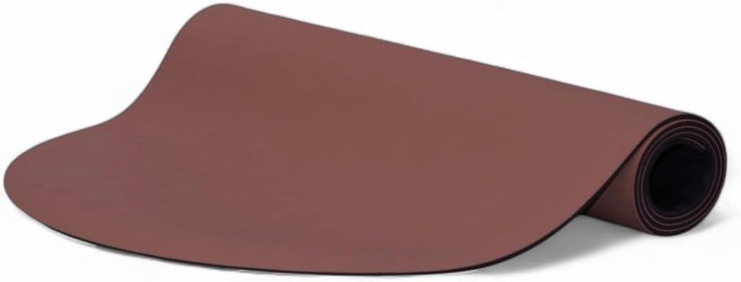 Non-Slip Anti-Roll 5mm Arched Yoga Mat for Pilates, Yoga and Exercise Workouts in the Home, Studio and Gym- 72.05 inches (L) x 26.77 inches (W) (Dusty Rose)