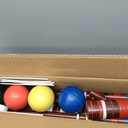 Franklin Sports Portable Backyard Croquet Sets - Complete 4 + 6 Player Croquet Sets with Mallets, Croquet Balls + Wickets Included - Outdoor Family Lawn Game Sets