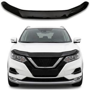 BMY Premium Acrylic Hood Bug Deflector for Nissan Rogue Sport 2020-2022, Front Hood Protector, Stone Guard & Bugflector Shield, Bug Guard, Black