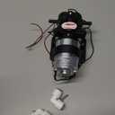 CrocSee DC 12V Self Priming Diaphragm Pump Fresh Water Pump 1.3LPM, 30PSI, Food Grade Replacement Pump for Bottom Loading Water Coolers Water Dispenser, Ice Maker