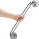 AmazerBath Grab Bars for Bathtubs and Showers Anti Slip, Shower Grab Bars for Seniors Stainless Steel, Handicap Grab Bars, Bath & Shower Grab Bars, Thickened Bar Holds 500LBS, 20" L x 1.25" D