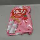 Glico Pocky, Strawberry Cream Covered Biscuit Sticks (9 Individual Bags), 3.81 oz (EXP 08/11/26)