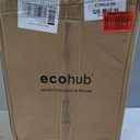ECOHUB Carry On Luggage Airline Approved, 21 Inch Height Softside Carry On Suitcase with Spring Shock-Absorbing Spinner Wheels, Lightweight Travel Luggage with TSA Lock, Fits 22x14x9 Carry-On Bag