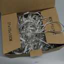 Ramadan Lights Outdoor Decorations 218 LED 13.8ft Star Curtain Fairy Lights with 12 Drops, Clear Wire LED String Light Decor with 8 Modes for Wedding Party Holiday Christmas Home Indoor Outdoor Decor (Multicolored)