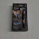 Vacutrim Cordless Mens Beard Trimmer, Rechargeable Electric Shaver with 20 Trim Setting Calibration Dial and Built-in Vacuum for Mustache, Sideburns. Facial Hair, Black, 7.5", As Seen On TV