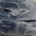 UGG Euphoria Faux Fur Throw Blanket, Soft Warm Throw Blankets for Couch or Bed, Luxury Bedroom Decor, Giftable Fuzzy Blankets, Machine Washable, 50-inch x 70-inch, Indigo Blue