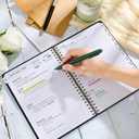 Timart 2026 Planner, Weekly and Monthly Planner, January 2026 - December 2026 Agenda Book, Hardcover 2026 Calendar Planner Book with Tabs, Inner Pocket For Women & Men, Perfect for Office School Home Supplies, A5 (6.3" x 8.5")-Black