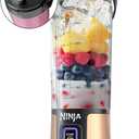 Ninja Blast Portable Blender, Cordless, 18oz. Vessel, Personal Blender For-Shakes and Smoothies, BPA Free, Leakproof-Lid and Sip Spout, USB-C Rechargeable, Dishwasher Safe, Metallic Copper, BC151CP