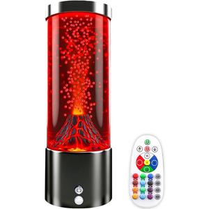 GANBIPU Volcano Lamp  16 Color Changing Lamps Novelty Night Light Mood Table Lamp, 4 Gradient Modes, Decorative Light for Rooms, Suitable for Parties, Holidays