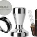 51mm Espresso Tamper Espresso Accessories Kit: Espresso Tamper Set, Coffee Tamper Espresso Tools Barista Tools | Espresso Kit Fits Espresso Coffee Machines of 51mm Portafilters