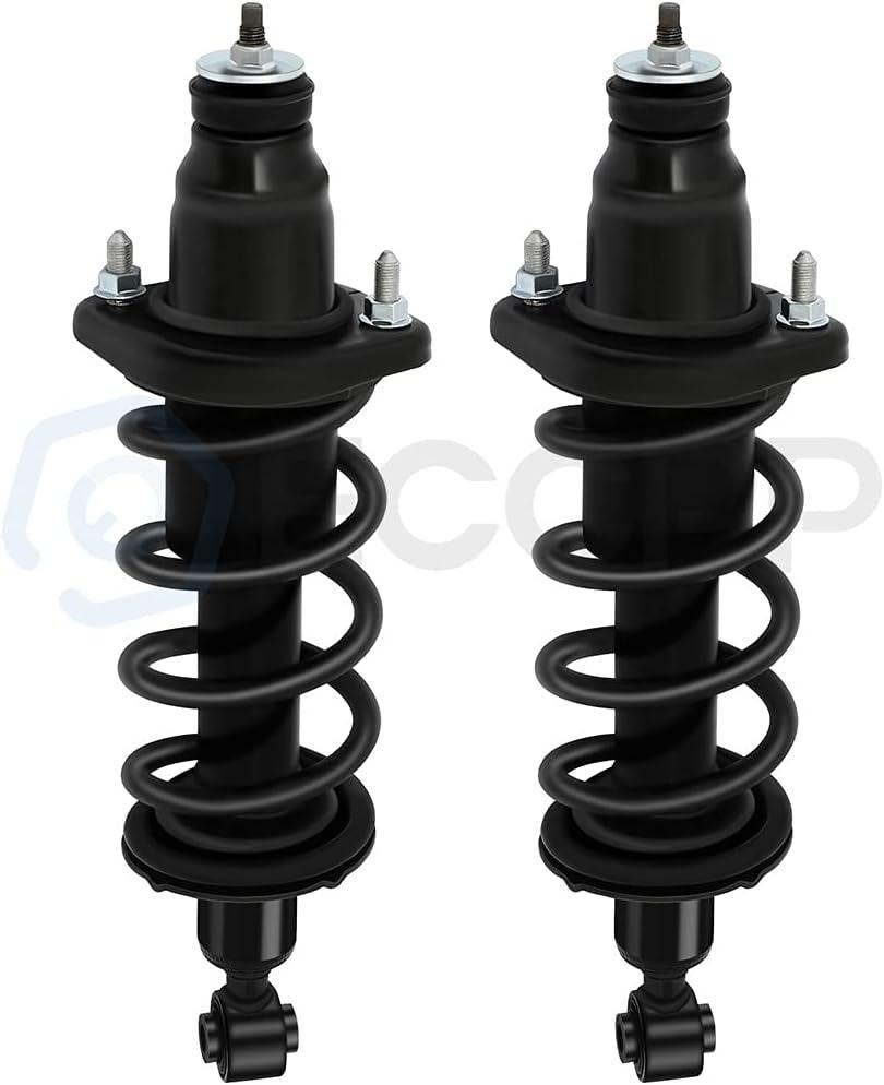 ECCPP Complete Strut Assembly Shock Absorber for Honda Civic 2001 2002 2003 2004 2005(Excludes 2.0L SI SIR Models) 2pcs Rear Pair 171340L 171340R
