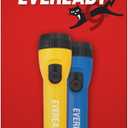 EVEREADY LED Flashlights (4-Pack), Bright Flashlights for Emergencies and Camping Gear, Flash Light with AA Batteries Included, Blue/Yellow (4-Pack)