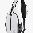 WATERFLY Crossbody Sling Backpack Sling Bag Travel Hiking Chest Bag Daypack