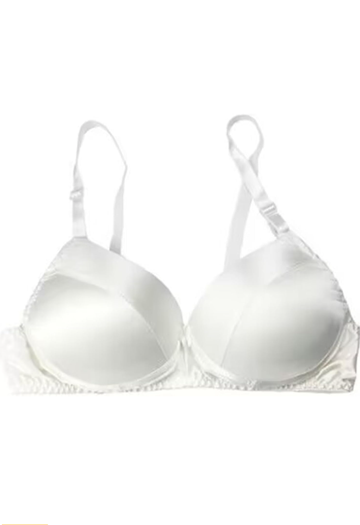 Mulberry Silk Bra Women Smooth Double-Sided Silk Bralette Summer Wireless Soft Skin-Friendly Push Up Bra 44 DDD