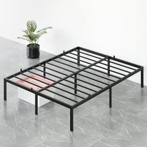 Full Bed Frame with Storage 14 Inch Metal Platform Bed Frame Full with Steel Slat Support No Box Spring Needed Heavy Duty Full Size Bed Frame Mattress Foundation Easy to Assemble
