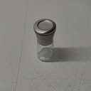 M JINGMEI Manual Salt or Pepper Grinder for Professional Chef, Best Spice Mill with Stainless Steel Cap, Ceramic Blades and Adjustable Coarseness, Refillable Glass Body with 6OZ Capacity