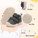 LeIsfIt Toddler Boots Girls Boys Warm Winter Boots Cozy Plush Lining Winter Shoes Indoor Outdoor Faux Fur Booties (Darkgrey)