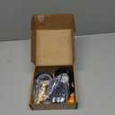 275-330 Gallon IBC Tote Tank Adapter,3-Size IBC Tote Hose Adapter, 2.44" Fine, 2 "Fine, and 2" Coarse Thread,3/4" Male NPT Inlet 3/4" Male GHT Lead-Free Brass Hose Faucet Garden Hose Connector