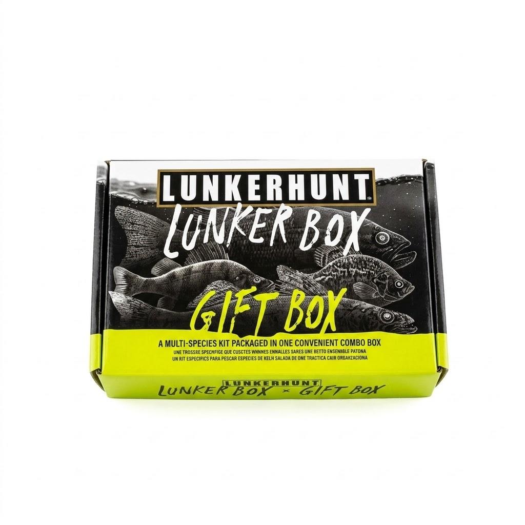 Lunkerhunt Smallmouth Bass Lunker Box fishing kit.