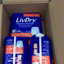 LivDry Adult XXL Incontinence Underwear, Extra Comfort Absorbency, Leak Protection, XX-Large, 48-Pack