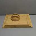 SMIRLY Wooden Cutting Boards For Kitchen Meal Prep & Serving - Bamboo Cutting Board Set with Holder, Charcuterie & Chopping Board, Wood Cutting Board Set, Kitchen Gadgets