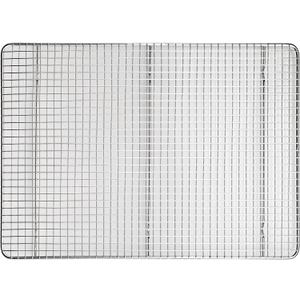 Winco Wire Sheet Pan Grate/Cooling Rack, Chrome Plated, 2/3 Size / 14" x 20"