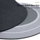 Rubber Bath mats Quick-Drying Non-Slip Bathroom mat Super Absorbent Bath mat Instant Dry Bath mat, Bathroom Rug in Front of The Kitchen Sink, Shower Room, Bathtub, Oval(Brown+16.9x35.4in)