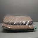 Bedsure Large Dog Bed for Large Dogs - Big Orthopedic Waterproof Dog Beds with Removable Washable Cover, Egg Crate Foam Pet Bed Mat, Suitable for Dogs Up to 75 lbs, Light Brown