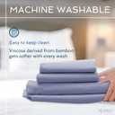 Hotel Sheets Direct 4 Piece Bed Sheet Set Full Size, 100% Viscose Derived from Bamboo Sheets Set with 1 Pillowcase, Cooling & Breathable Luxury Bedding, Moisture-Wicking, Silky Soft Texture, Rose Pink