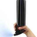 OFFIDIX 360 Water Spray Bottle 2 Pack 16 oz Continuous Plastic Empty Spray Bottles Mister for Hair,Cleaning,Plants,Upside Down,Fine Mist and Stream Setting,Black