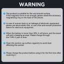 Electric Vacuum Suction Car Phone Holder, 360 Rotation Magnetic Phone Holder for Car Foldable Strong Suction Adjustable Car Phone Mount Stand for iPhone16/15/14/13/12(Not Charge Phone)