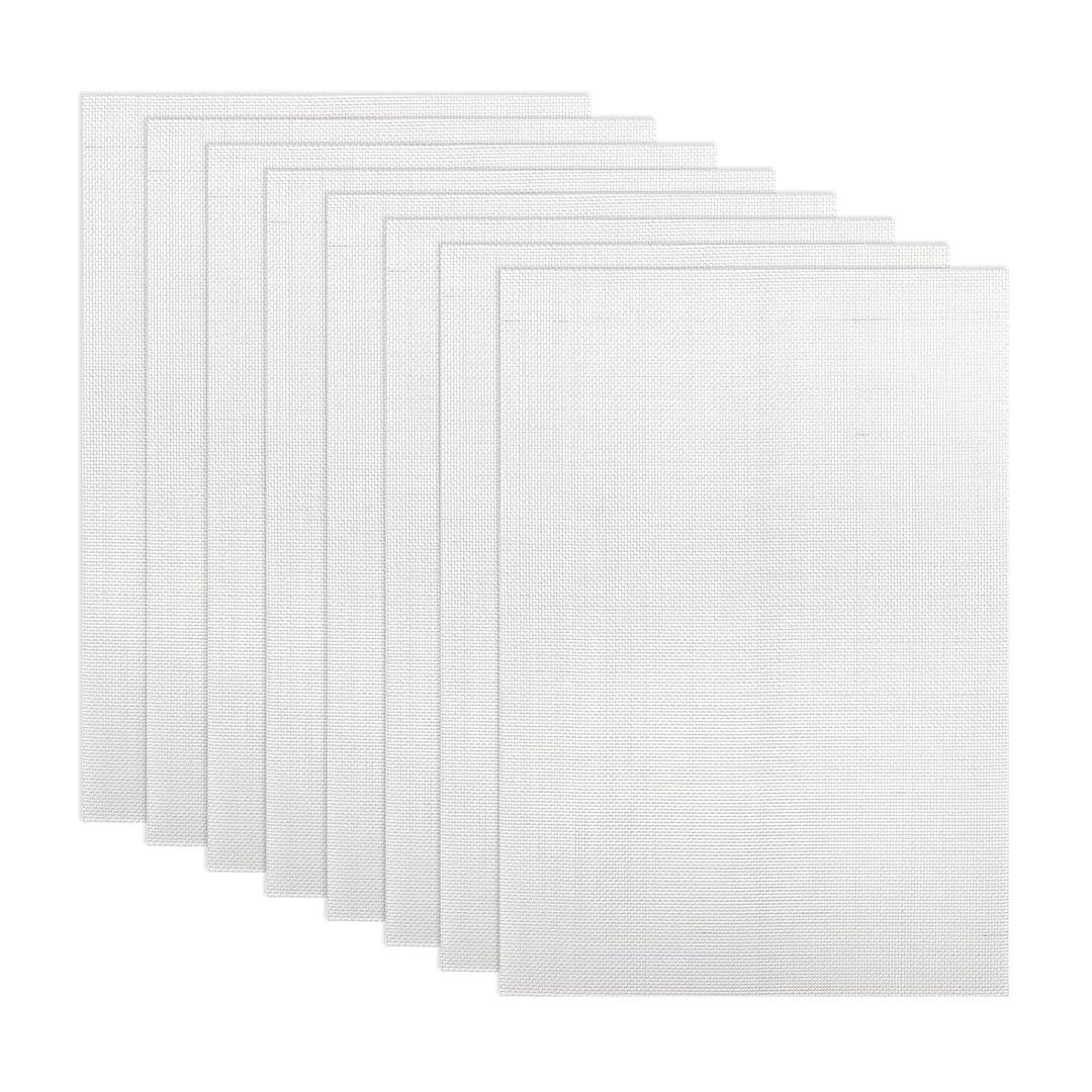 8 Pack 68 Inch Wire Mesh Screen, 20 Mesh Stainless Steel Mesh, Durable and Rust Resistant Metal Mesh Screen for DIY Projects, Vent, Garden, Cage, Window Screen, Filter Mesh