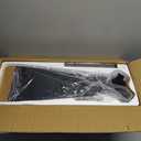 WINGBO 54" Wet Rated Outdoor Ceiling Fan with Lights, 4 ABS Plastic Blades, Reversible DC Motor, 6-Speed Remote Control, 3 CCT, Waterproof Ceiling Fan for Patio Porch Gazebo Garage, Matte Black