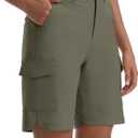 Womens Lightweight Hiking Shorts Stretch Quick Dry Cargo Shorts with Pockets for Casual Golf Travel and Workout (XL)