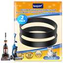 KEEPOW 1606428 Replacement Belt Compatible with Bissell ProHeat 2X Revolution Models 1548 1550 1551 35799, 2 Pack
