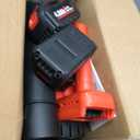 FULLYEA Electric Leaf Blower Cordless, 21V Battery Powered leaf blower with 2*4.0Ah Batteries and Fast Charger, 280 MPH Small Leaf Blower, Handheld Blowers for Lawn Care, Patio, Dust, Blowing Leaves