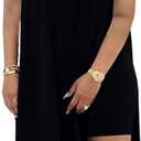 Difanlv Plus Size 2 Piece Outfits for Women Sleeveless Tunic Tops and Bodycon Biker Shorts Sets Tracksuits (X-Large, Black)