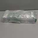 2 Pack Plastic Cord Organizer Box with 20 Wire Ties, Electronics Accessories Storage Case, Clear Cell Phone Cord Storage Organizer with 8 Compartments for Home Office Desk Organizers