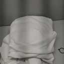 Beige White Pinch Pleated Linen Curtains 96 Inches Long 60 Inch Width Linen Blend Light Filtering Window Curtains 96 Inch for Living Room Bedroom Patio Pinch Pleat Drapes Hooks Rings 1 Panel 60Wx96L