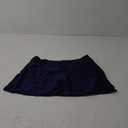 Mid Rise Swim Skirt - 2025 Bathing Suit Skirt with Built-in Bikini Bottom Waistband Skort Swimsuit Bottoms for Women (Large, Navy Blue)