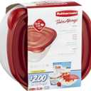 Rubbermaid 7F54RETCHIL 4 Piece Take Alongs Deep Square Containers