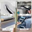 2 x Crevice Cleaning Brush - Grout Scrub Brush, House Cleaning Supplies, Gap Cleaning Tools, Home Essentials, Gifts for Women Men, Hard Bristle Crevice Cleaner Brush for Household Use, Bathroom (3PCS)